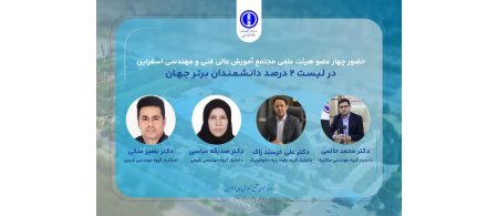 Four Faculty Members of Esfarayen University of Technology Listed Among World's Top 2% of Scientists in 2025